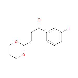 3-(1,3-二氧烷-2-基)-1-(3-碘苯基)-1-丙酮