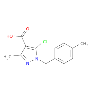 5-Chloro-3-Methyl-1-[(4-Methylphenyl)Methyl]-1h-Pyrazole-4-Carboxylic Acid