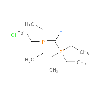 Phosphonium, triethyl[fluoro(triethylphosphoranylidene)methyl]-, chloride