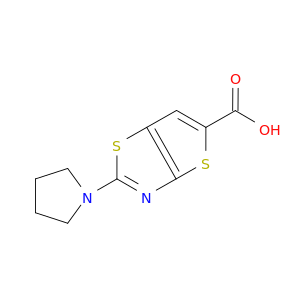 2-(Pyrrolidin-1-yl)thieno[2,3-d][1,3]thiazole-5-carboxylic Acid