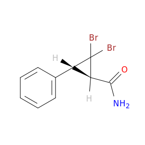 Cyclopropanecarboxamide, 2,2-dibromo-3-phenyl-, (1R,3R)-