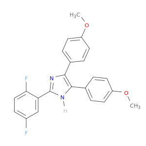 1H-Imidazole, 2-(2,5-difluorophenyl)-4,5-bis(4-methoxyphenyl)-
