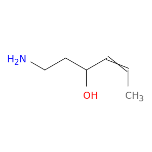 4-Hexen-3-ol, 1-amino-