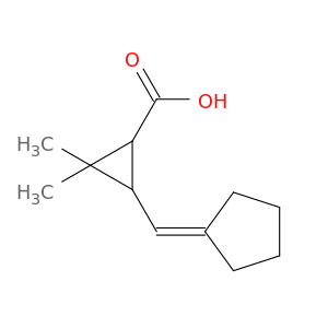3-(环戊基丁基甲基)-2,2-二甲基环丙烷羧酸