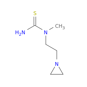 THIOUREA, N-[2-(1-AZIRIDINYL)ETHYL]-N-METHYL-