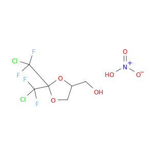 1,3-Dioxolane-4-methanol, 2,2-bis(chlorodifluoromethyl)-, nitrate