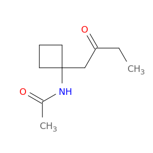 Acetamide, N-[1-(2-oxobutyl)cyclobutyl]-