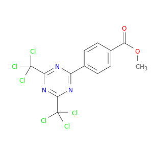 4-(4,6-双(三氯甲基)-1,3,5-三嗪-2-基)苯甲酸甲酯