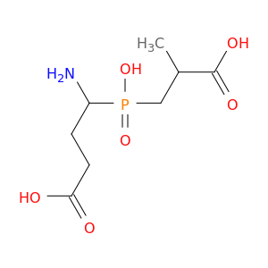Butanoic acid, 4-amino-4-[(2-carboxypropyl)hydroxyphosphinyl]-