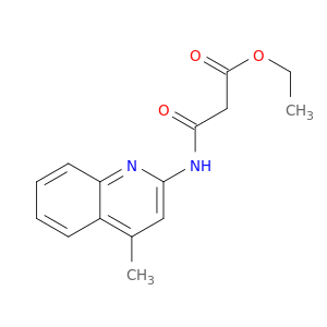 Propanoic acid, 3-[(4-methyl-2-quinolinyl)amino]-3-oxo-, ethyl ester