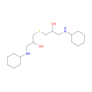 2-Propanol, 1,1'-thiobis[3-(cyclohexylamino)-