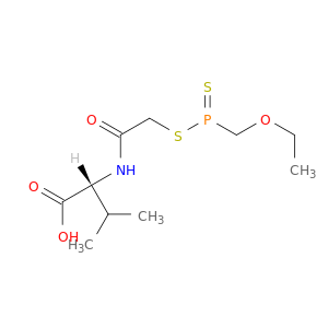 L-Valine, N-[[(ethoxymethylphosphinothioyl)thio]acetyl]-, (R)-