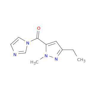 1H-Imidazole, 1-[(3-ethyl-1-methyl-1H-pyrazol-5-yl)carbonyl]-