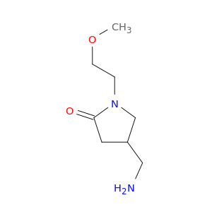 4-(aminomethyl)-1-(2-methoxyethyl)pyrrolidin-2-one