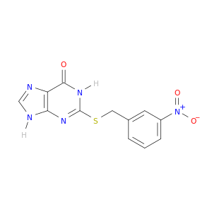 2-((3-Nitrobenzyl)thio)-9H-purin-6-ol