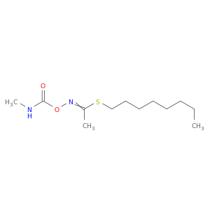Ethanimidothioic acid, N-[[(methylamino)carbonyl]oxy]-, octyl ester