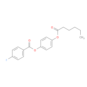 Benzoic acid, 4-fluoro-, 4-[(1-oxohexyl)oxy]phenyl ester