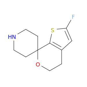 2'-fluoro-4',5'-dihydrospiro[piperidine-4,7'-thieno[2,3-c]pyran] hydrochloride