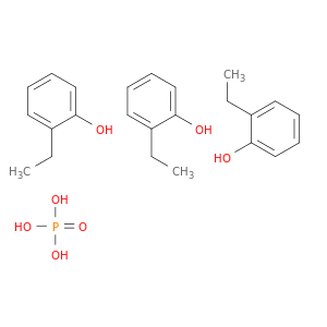 Phenol, ethyl-, phosphate (3:1)