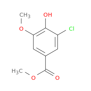苯甲酸,3-氯-4-羟基-5-甲氧基-,甲酯