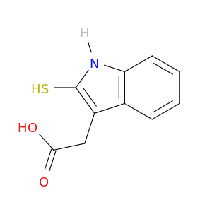 1H-Indole-3-aceticacid, 2-mercapto-