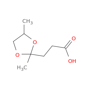 2,4-二甲基-1,3-二氧戊环-2-丙酸