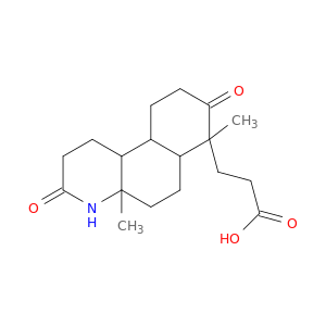3-(4a,7-dimethyl-3,8-dioxotetradecahydrobenzo[f]quinolin-7-yl)propanoic acid