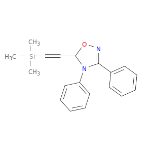 1,2,4-Oxadiazole, 4,5-dihydro-3,4-diphenyl-5-[(trimethylsilyl)ethynyl]-