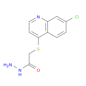 Acetic acid,2-[(7-chloro-4-quinolinyl)thio]-, hydrazide