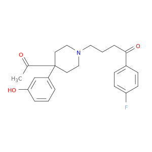4-[4-acetyl-4-(3-hydroxyphenyl)piperidin-1-yl]-1-(4-fluorophenyl)butan-1-one