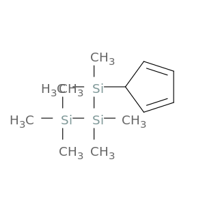 Trisilane, 1-(2,4-cyclopentadien-1-yl)-1,1,2,2,3,3,3-heptamethyl-