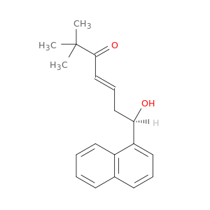 4-Hepten-3-one, 7-hydroxy-2,2-dimethyl-7-(1-naphthalenyl)-, (4E,7R)-