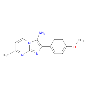 2-(4-甲氧基苯基)-7-甲基咪唑[1,2-A]嘧啶-3-胺
