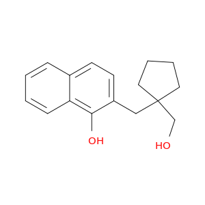 1-Naphthalenol, 2-[[1-(hydroxymethyl)cyclopentyl]methyl]-