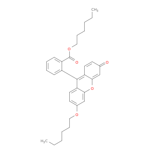 Benzoic acid, 2-[6-(hexyloxy)-3-oxo-3H-xanthen-9-yl]-, hexyl ester