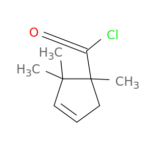 3-Cyclopentene-1-carbonylchloride, 1,2,2-trimethyl-