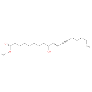 10-Octadecen-12-ynoic acid, 9-hydroxy-, methyl ester