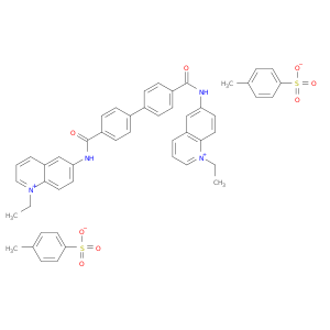 6,6'-[biphenyl-4,4'-diylbis(carbonylimino)]bis(1-ethylquinolinium) bis(4-methylbenzenesulfonate)