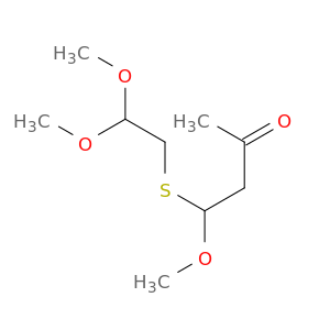 2-Butanone, 4-[(2,2-dimethoxyethyl)thio]-4-methoxy-
