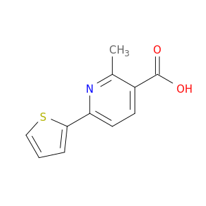 2-methyl-6-(thiophen-2-yl)pyridine-3-carboxylic Acid