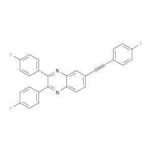 Quinoxaline, 2,3-bis(4-fluorophenyl)-6-[(4-fluorophenyl)ethynyl]-