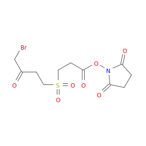 Propanoic acid,3-[(4-bromo-3-oxobutyl)sulfonyl]-, 2,5-dioxo-1-pyrrolidinyl ester