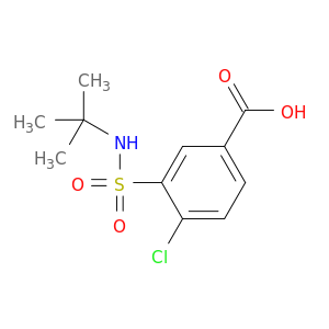 3-(叔丁基氨磺酰基)-4-氯苯甲酸