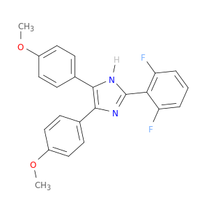 1H-Imidazole, 2-(2,6-difluorophenyl)-4,5-bis(4-methoxyphenyl)-