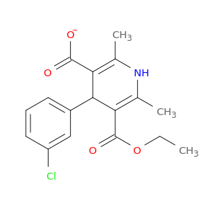 4-(3-Chlorophenyl)-5-(ethoxycarbonyl)-2,6-dimethyl-1,4-dihydropyridine-3-carboxylic acid