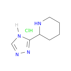 哌啶,2-(1H-1,2,4-三唑-5-基)-,盐酸盐(1：1)