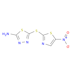 5-((5-硝基噻唑-2-基)硫基)-1,3,4-噻二唑-2-胺