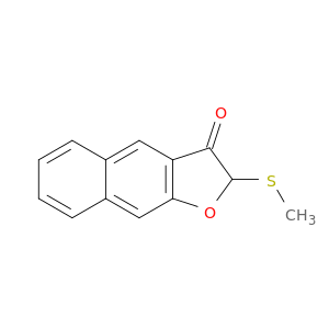 Naphtho[2,3-b]furan-3(2H)-one, 2-(methylthio)-