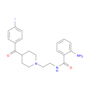 2-氨基-N-[2-[4-(4-氟苯甲酰基)-1-哌啶基]乙基]苯甲酰胺