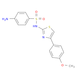 Benzenesulfonamide, 4-amino-N-[4-(4-methoxyphenyl)-2-thiazolyl]-